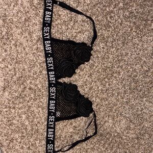 Sexy Baby Black Lace Bra